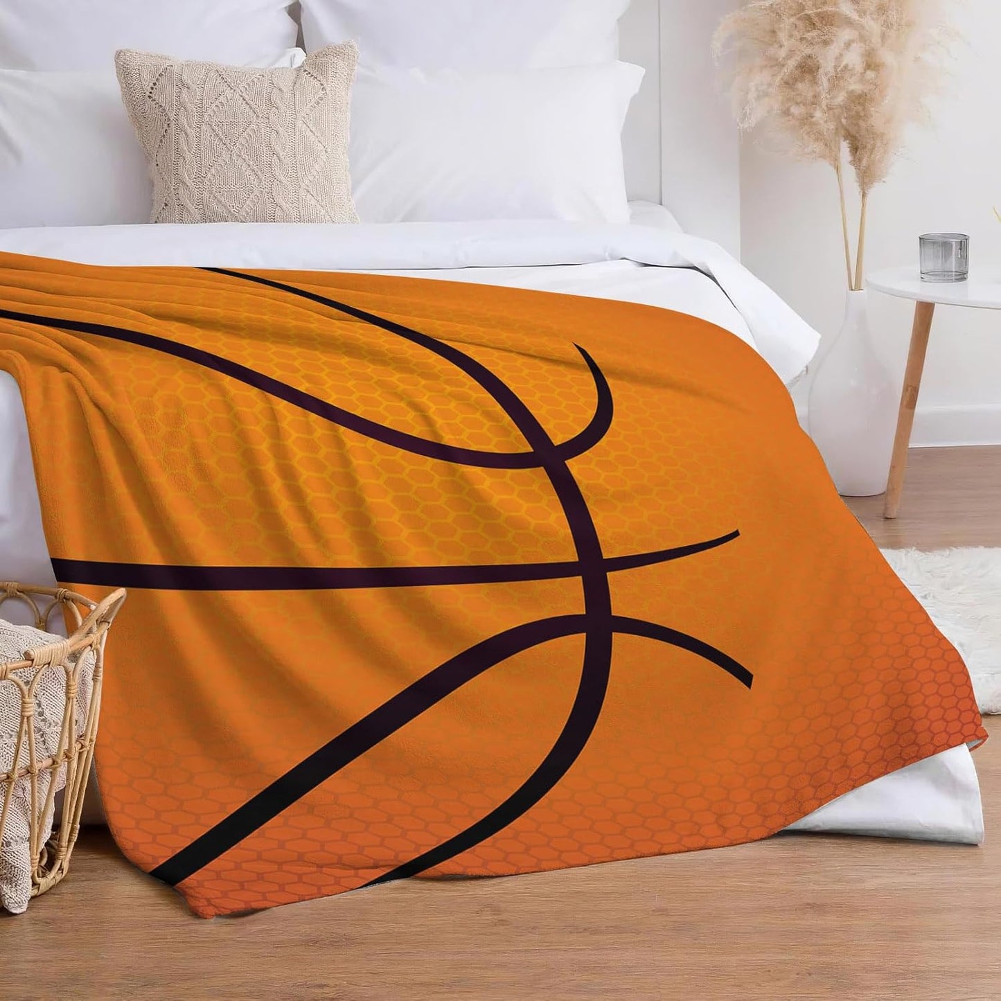 Ultra-Soft Basketball Throw Blanket 80 x 60 Inches