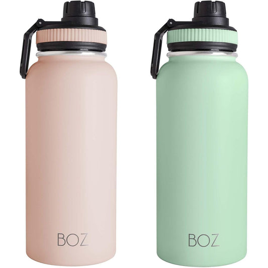 2-Pack 32oz Vacuum Insulated Stainless Steel Water Bottles