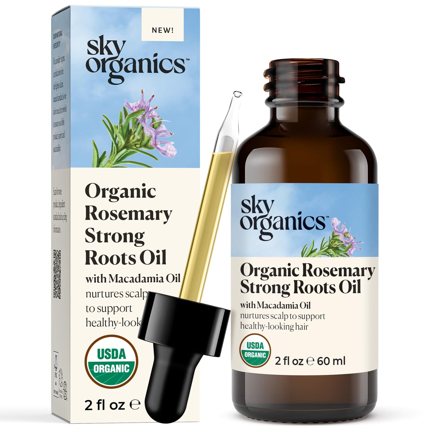 Organic Rosemary Scalp & Hair Oil Serum