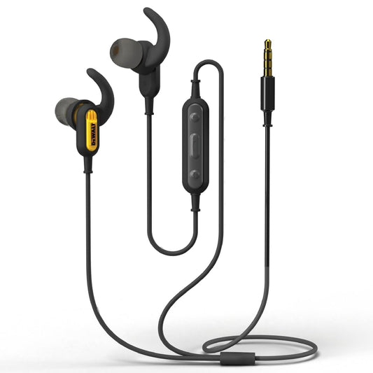 Wired 3.5mm Earbuds with Microphone for Work & Outdoor Use