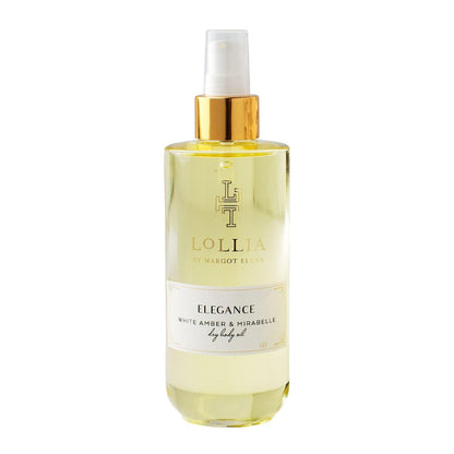 Scented Dry Body Oil with White Amber & Mirabelle
