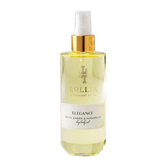 Scented Dry Body Oil with White Amber & Mirabelle