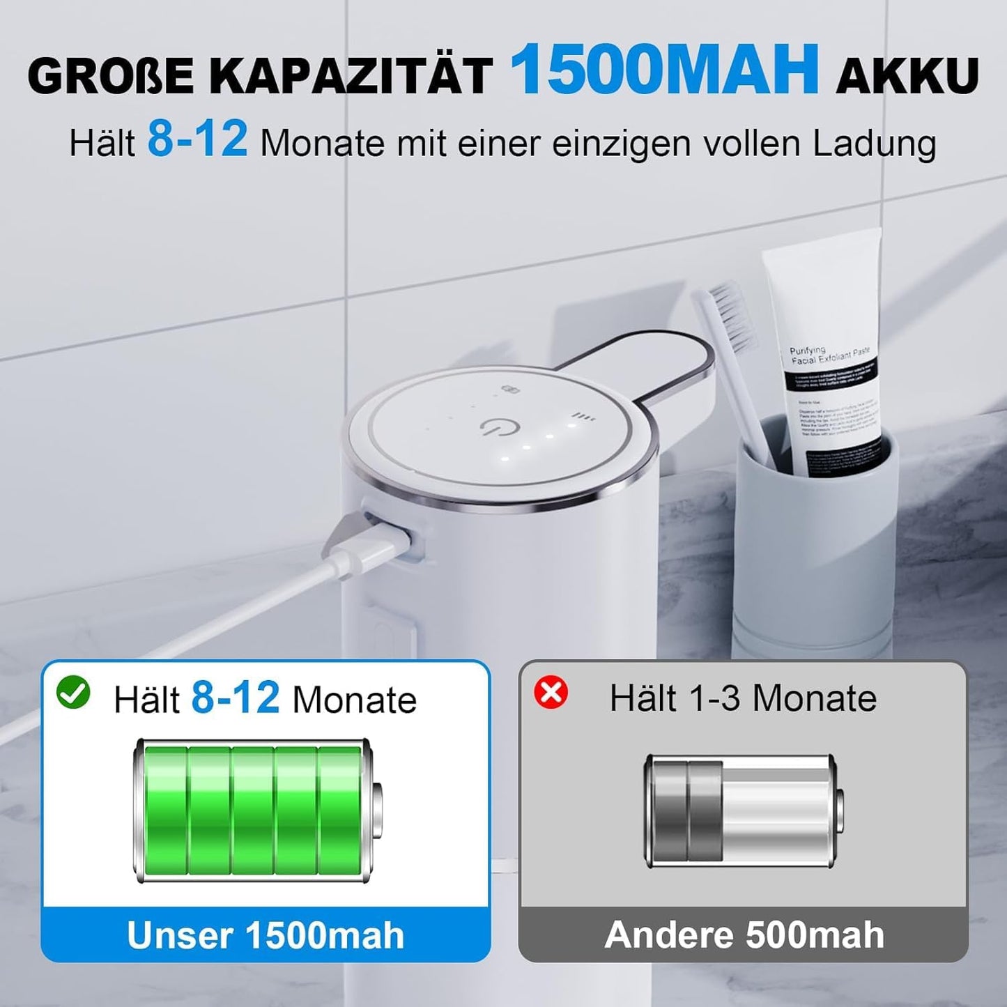 380ml Touchless Automatic Soap Dispenser with Adjustable Volume