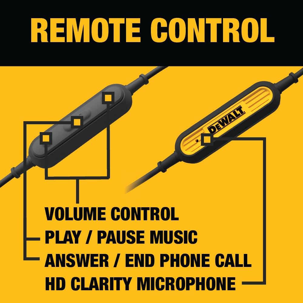 Wired 3.5mm Earbuds with Microphone for Work & Outdoor Use