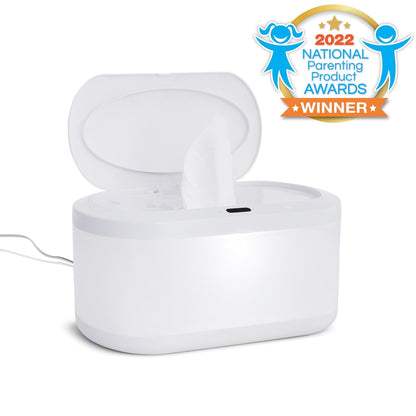 Touch-Free Baby Wipe Warmer with Night Light & Motion Sensor
