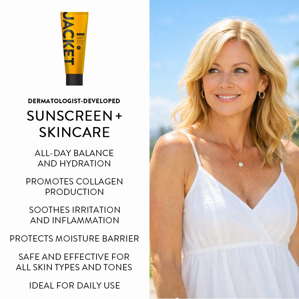 SPF 50+ Anti-Aging Sunscreen Lotion with Vitamin C & Zinc Oxide