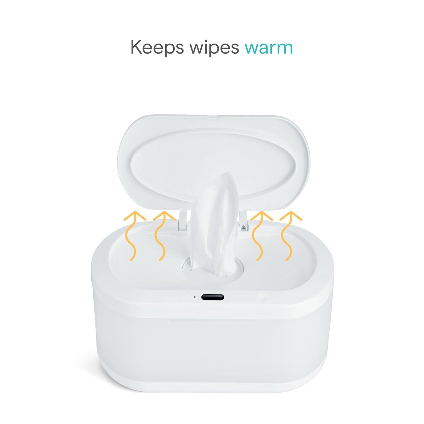 Touch-Free Baby Wipe Warmer with Night Light & Motion Sensor