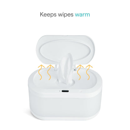 Touch-Free Baby Wipe Warmer with Night Light & Motion Sensor