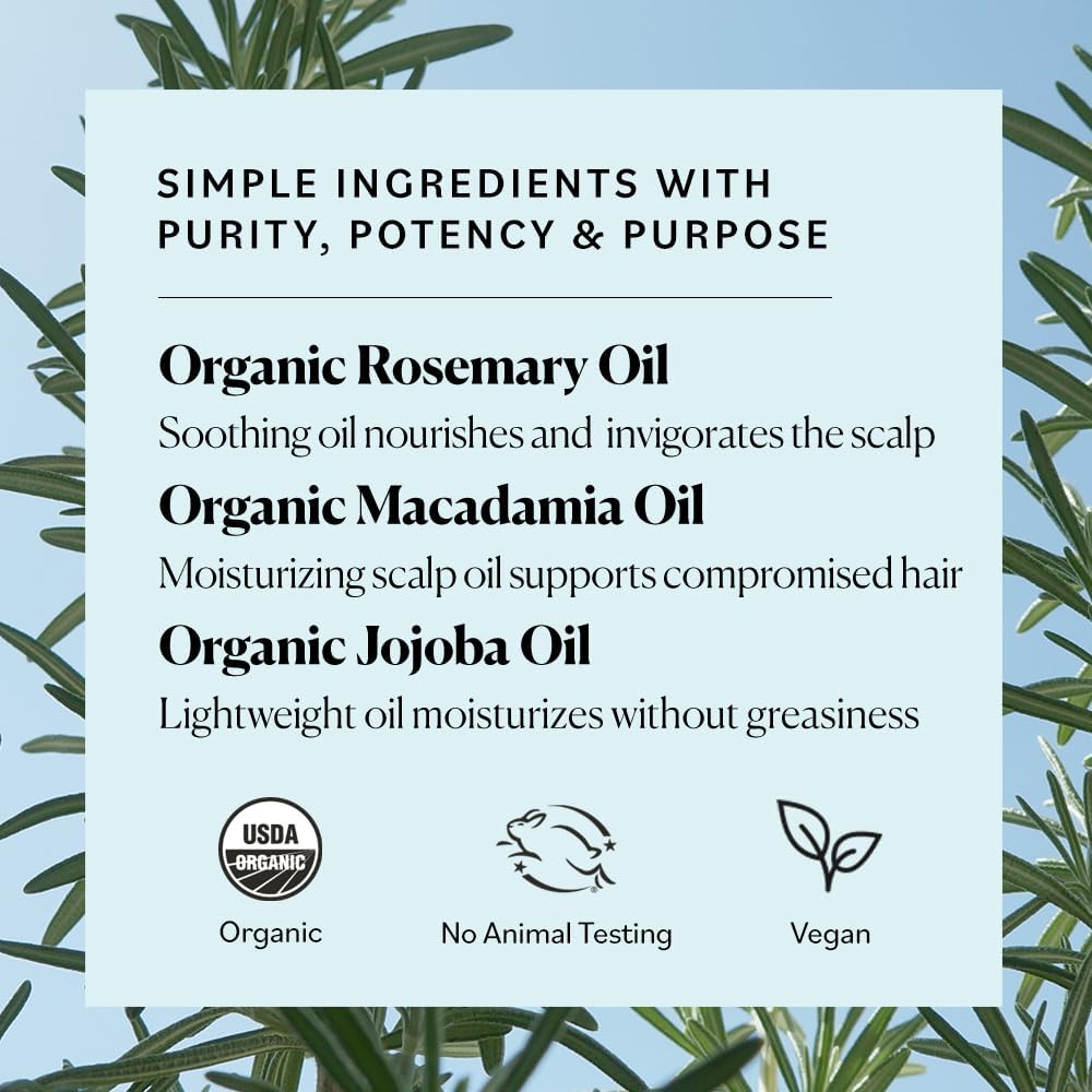 Organic Rosemary Scalp & Hair Oil Serum