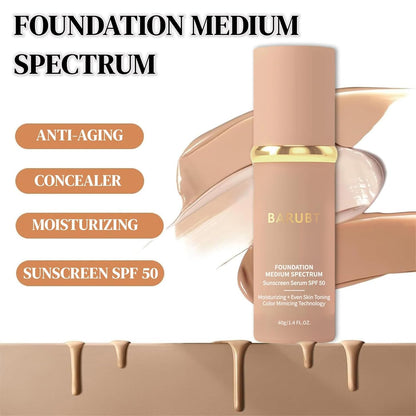 4-in-1 Hydrating Foundation with Concealer & SPF 50+