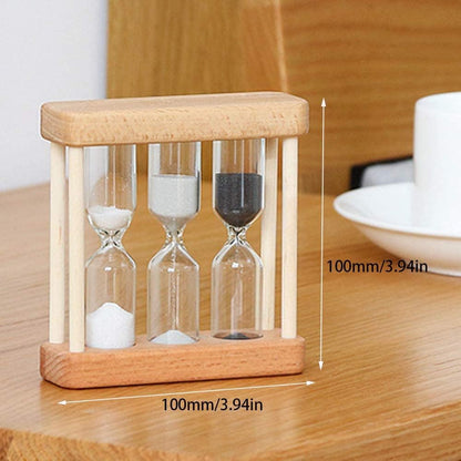 Wooden Sand Hourglass Timer for Kitchen & Home Décor