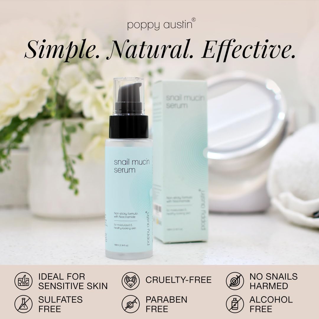 96% Snail Mucin Face Serum with Niacinamide & Hyaluronic Acid