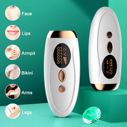 At-Home IPL Hair Removal Device with 999,999 Flashes