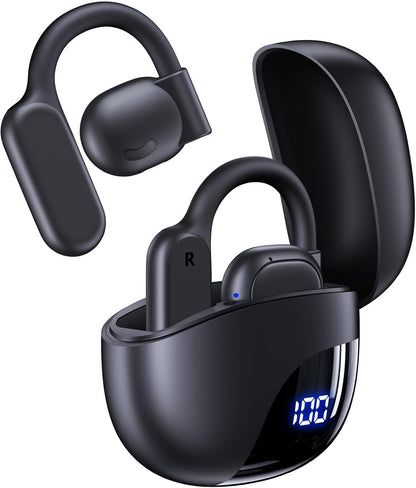 Open-Ear Bluetooth 5.3 Wireless Earbuds with 80-Hour Battery Life