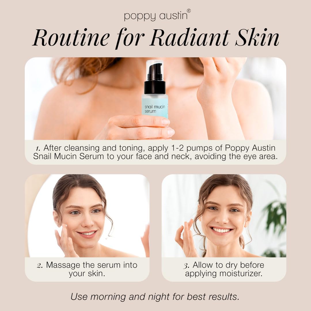 96% Snail Mucin Face Serum with Niacinamide & Hyaluronic Acid