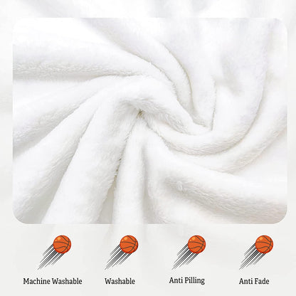 Ultra-Soft Basketball Throw Blanket 80 x 60 Inches