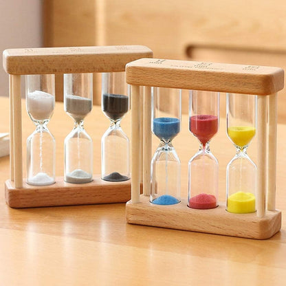 Wooden Sand Hourglass Timer for Kitchen & Home Décor