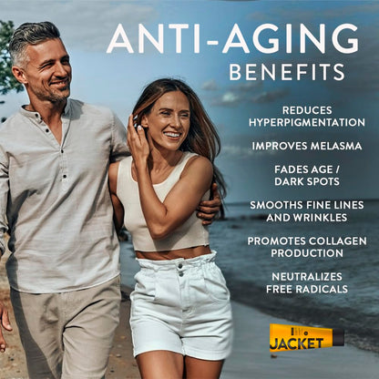 SPF 50+ Anti-Aging Sunscreen Lotion with Vitamin C & Zinc Oxide