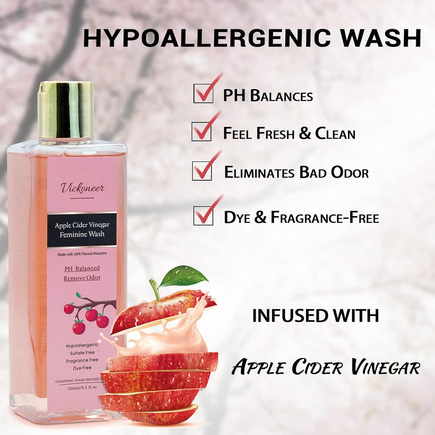 Apple Cider Vinegar Feminine Wash for Daily Intimate Care