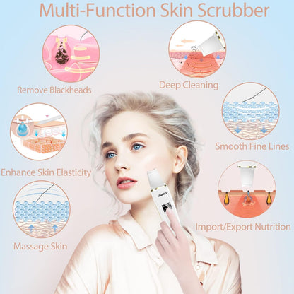 Ultrasonic Skin Scrubber & Blackhead Remover Spatula