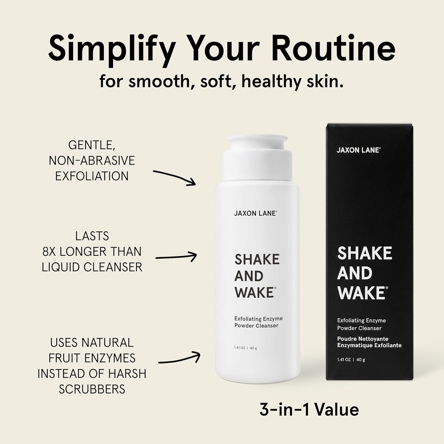Exfoliating Powder Face Wash with Papaya Enzymes & Vitamin Complex