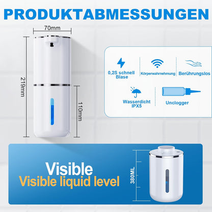 380ml Touchless Automatic Soap Dispenser with Adjustable Volume