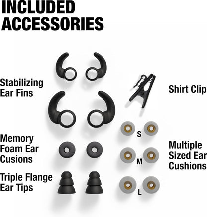 Wired 3.5mm Earbuds with Microphone for Work & Outdoor Use