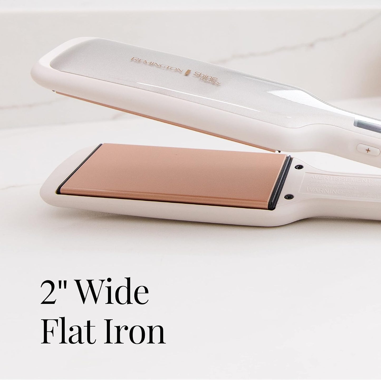 2-Inch Ceramic Hair Straightener with Argan Oil & Keratin