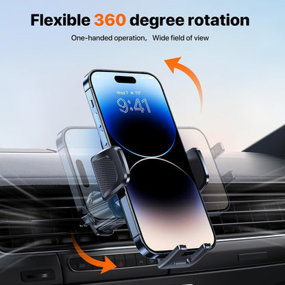 Universal Air Vent Car Phone Holder with Metal Hook Clip