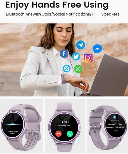 Women’s Smart Watch with Call Function & Fitness Tracking