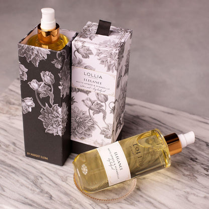 Scented Dry Body Oil with White Amber & Mirabelle