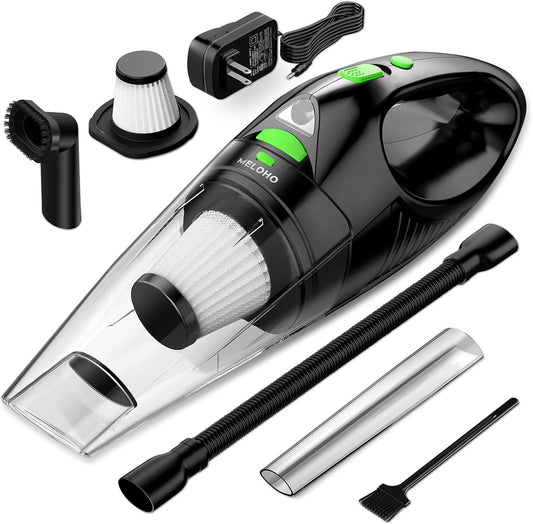 120W Cordless Handheld Vacuum Cleaner with LED Light & HEPA Filter