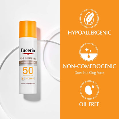 SPF 50 Sunscreen Lotion Set with Hyaluronic Acid