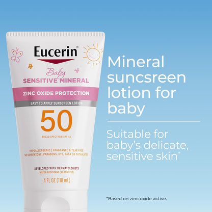 Baby Mineral Sunscreen Lotion SPF 50 with Zinc Oxide