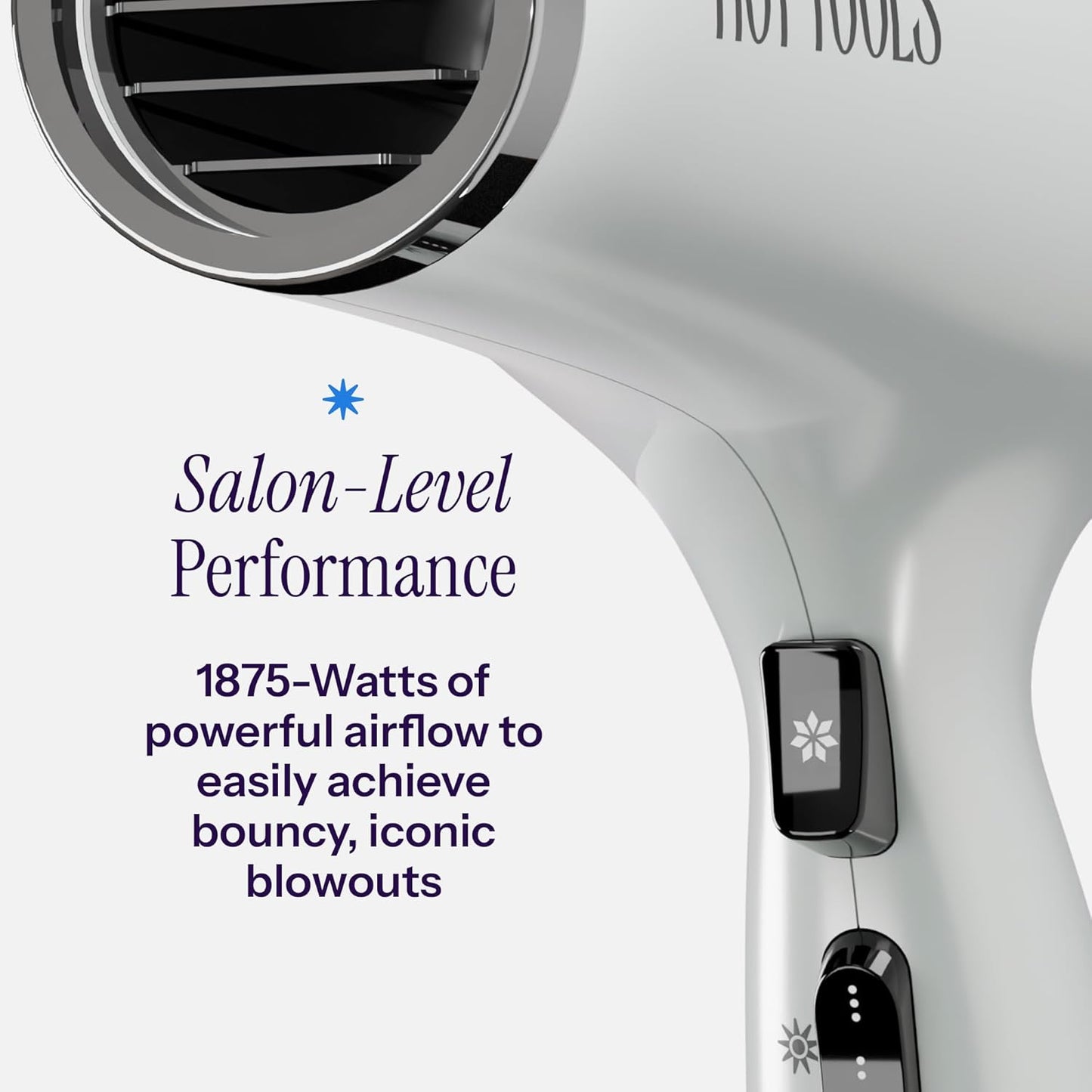 Turbo Ceramic Ionic Hair Dryer with 3 Styling Attachments
