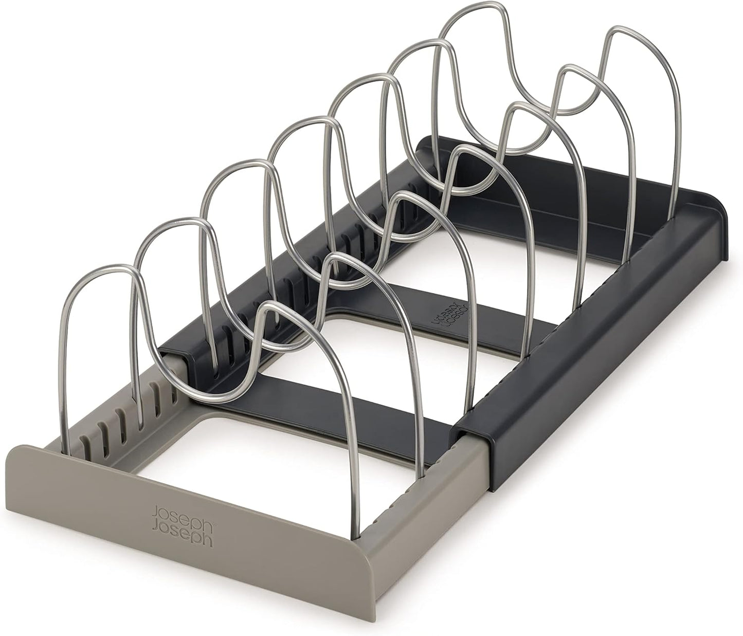 Expandable Kitchen Cookware & Pan Lid Drawer Organizer