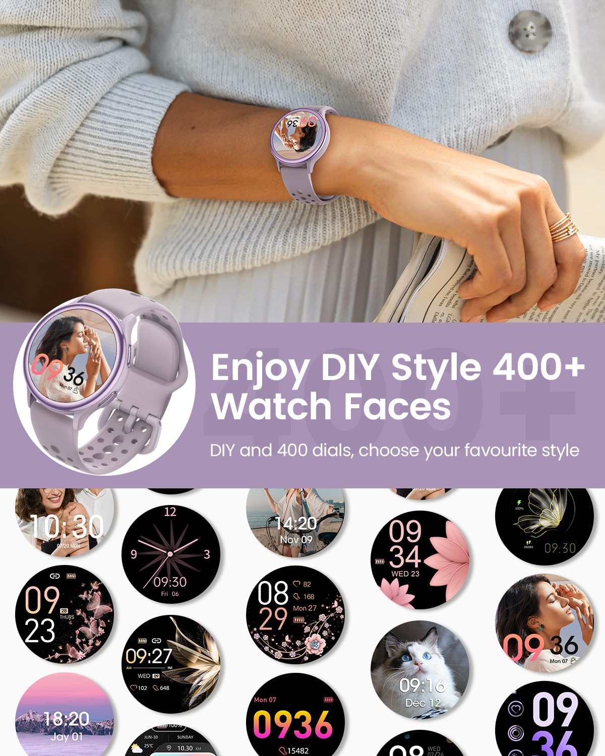 Women’s Smart Watch with Call Function & Fitness Tracking