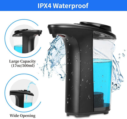 500ml Touchless Automatic Soap Dispenser with Adjustable Volume Control