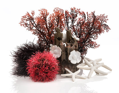 15L Red Forest Aquarium Décor Set