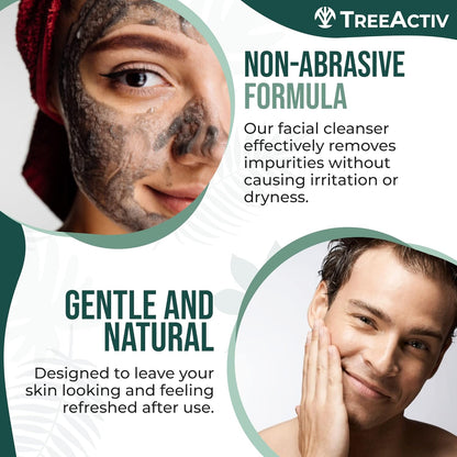 Charcoal & Sulfur Face Wash for Acne-Prone Skin