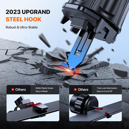 Universal Air Vent Car Phone Holder with Metal Hook Clip