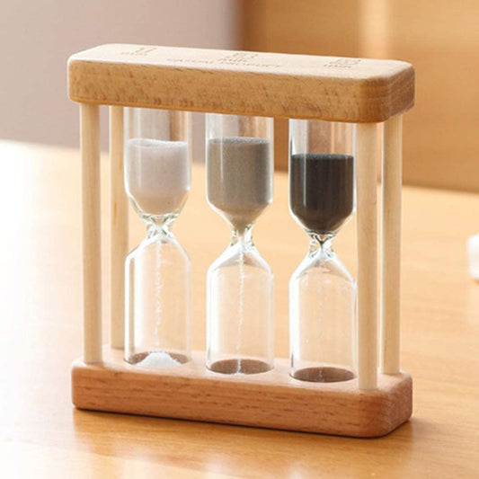 Wooden Sand Hourglass Timer for Kitchen & Home Décor