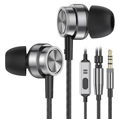 3.5mm Wired Earbuds with Microphone & Heavy Bass