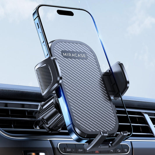 Universal Air Vent Car Phone Holder with Metal Hook Clip