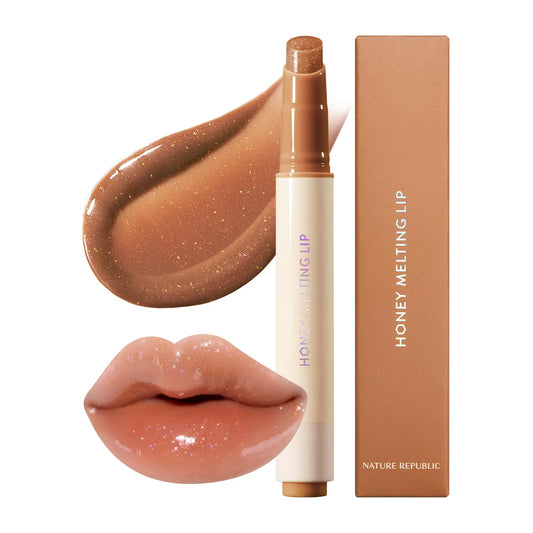 Honey Melting Lip Glitter Gloss Balm
