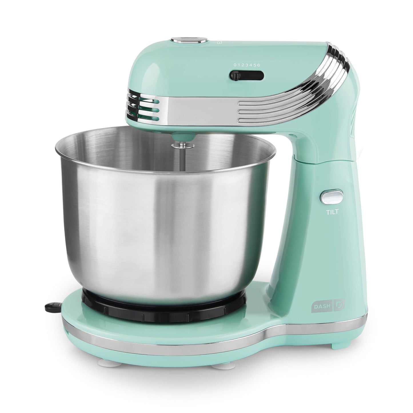 6-Speed Stand Mixer with 3 Qt Stainless Steel Bowl & Attachments